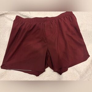 lululemon athletica Maroon Athletic Shorts